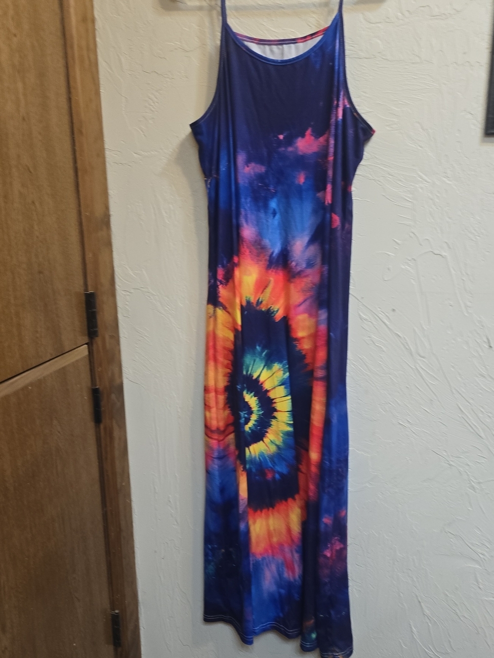 Tye Dye Print Maxi Dress